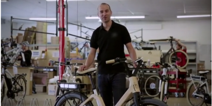 Le vélo en bois des Vosges