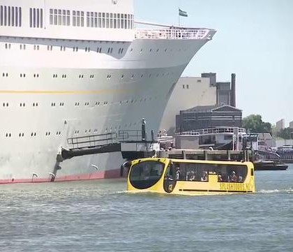 Bus amphibie à Rotterdam