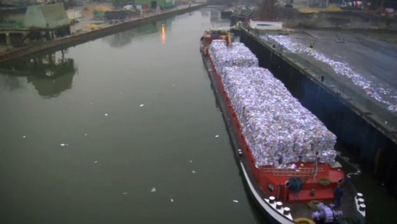 La péniche remplace le camion