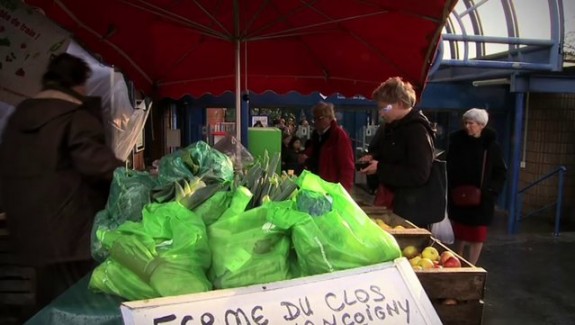 Les légumes rentrent en gare